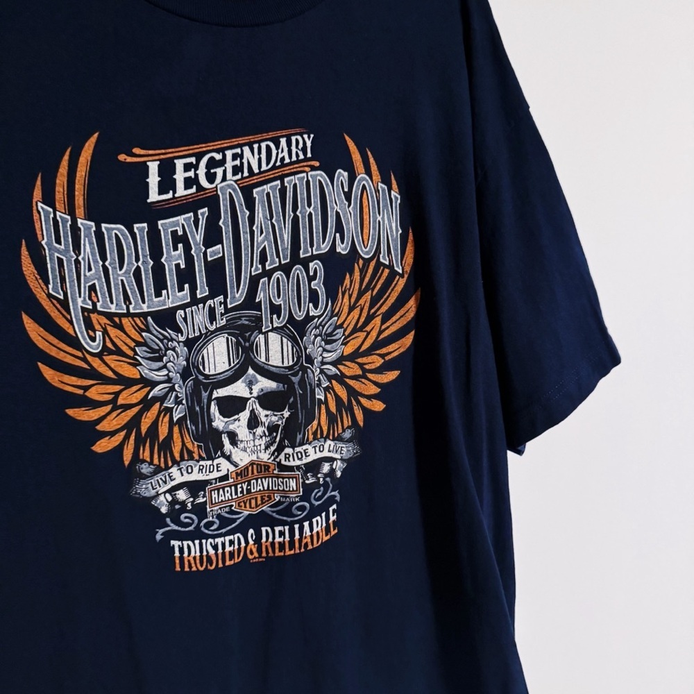 Harley-Davidson - Navy Legendary Trusted & Reliable Shirt